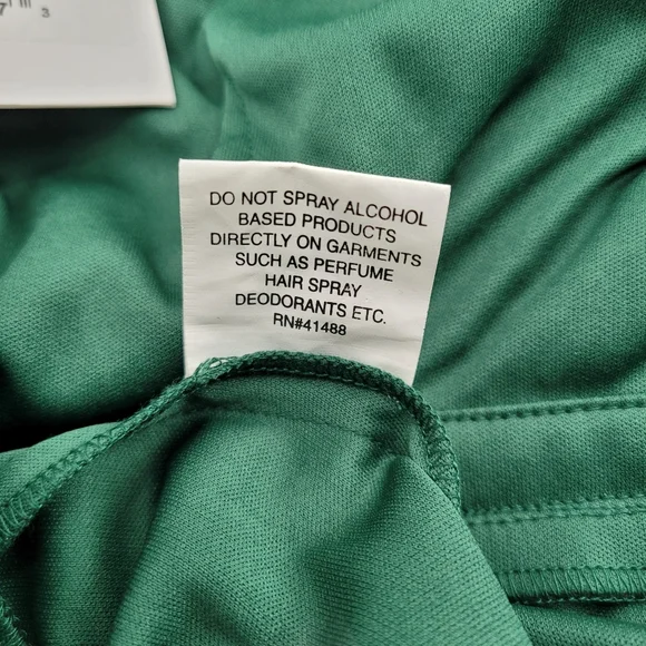 Mac Duggal Green Embellished V Neck 3/4 Sleeve A Line Gown - Picture 12 of 15